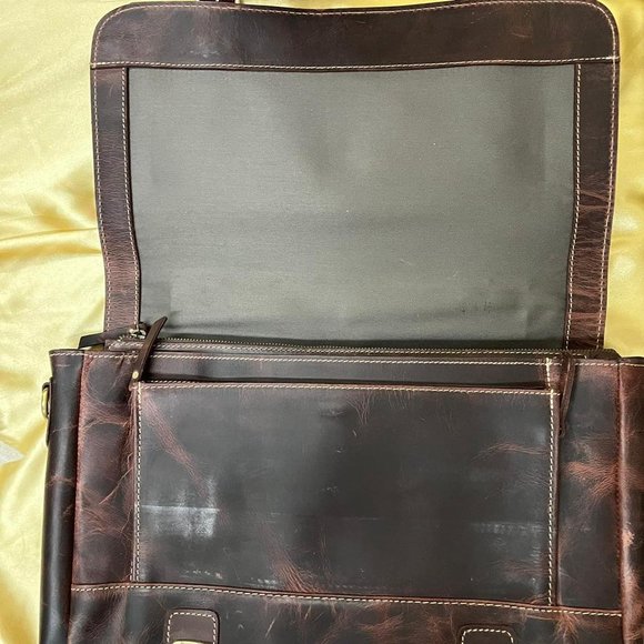 NWT Aaron Leather Goods 1pc bag - Picture 5 of 9